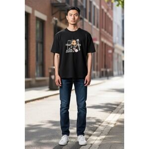 357 Stadium Essentials Angel City FC Alyssa Thompson Black Graphic TShirt Mens L